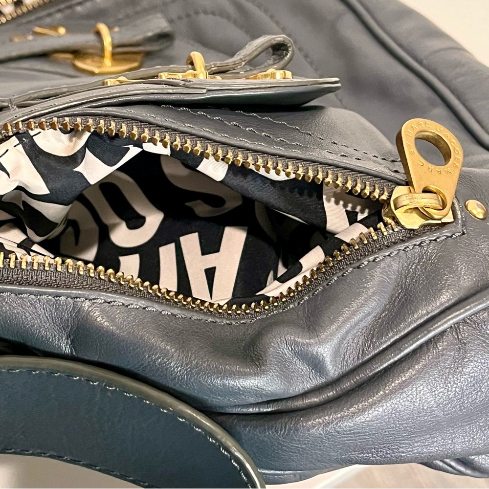 Marc by Marc Jacob’s Q Groovee Bird Leather Hobo Crossbody | Vintage Rare Boho - Picture 11 of 15